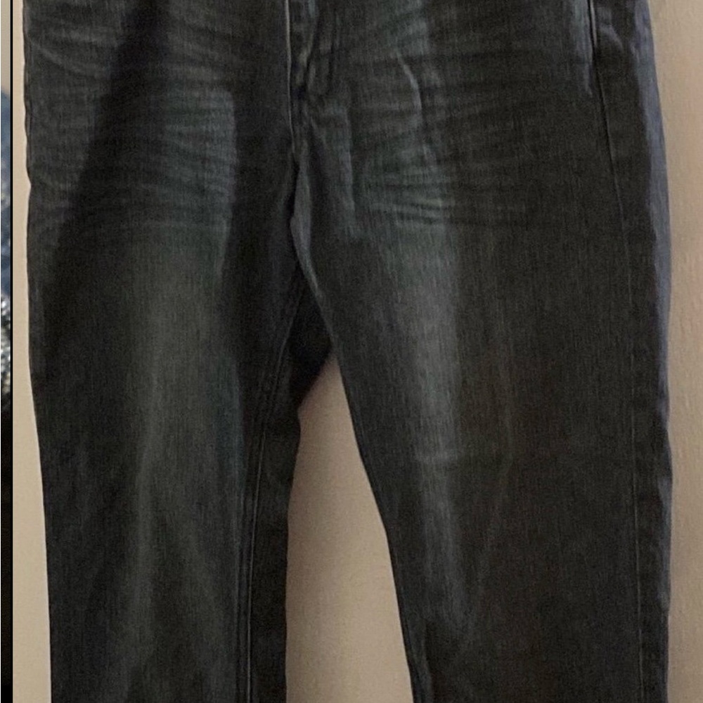 Indigo Men's Dark Blue Straight Denim Jeans